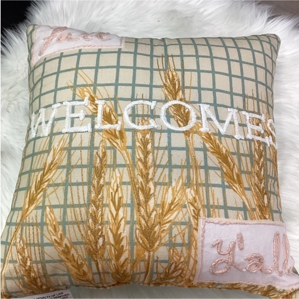 Celebrate Together by Kohls Fall Welcomes You decorative pillow NWT